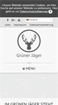 Mobile Screenshot of hotelgruenerjaeger.de